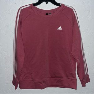 Pink Adidas Crewneck Sweatshirt